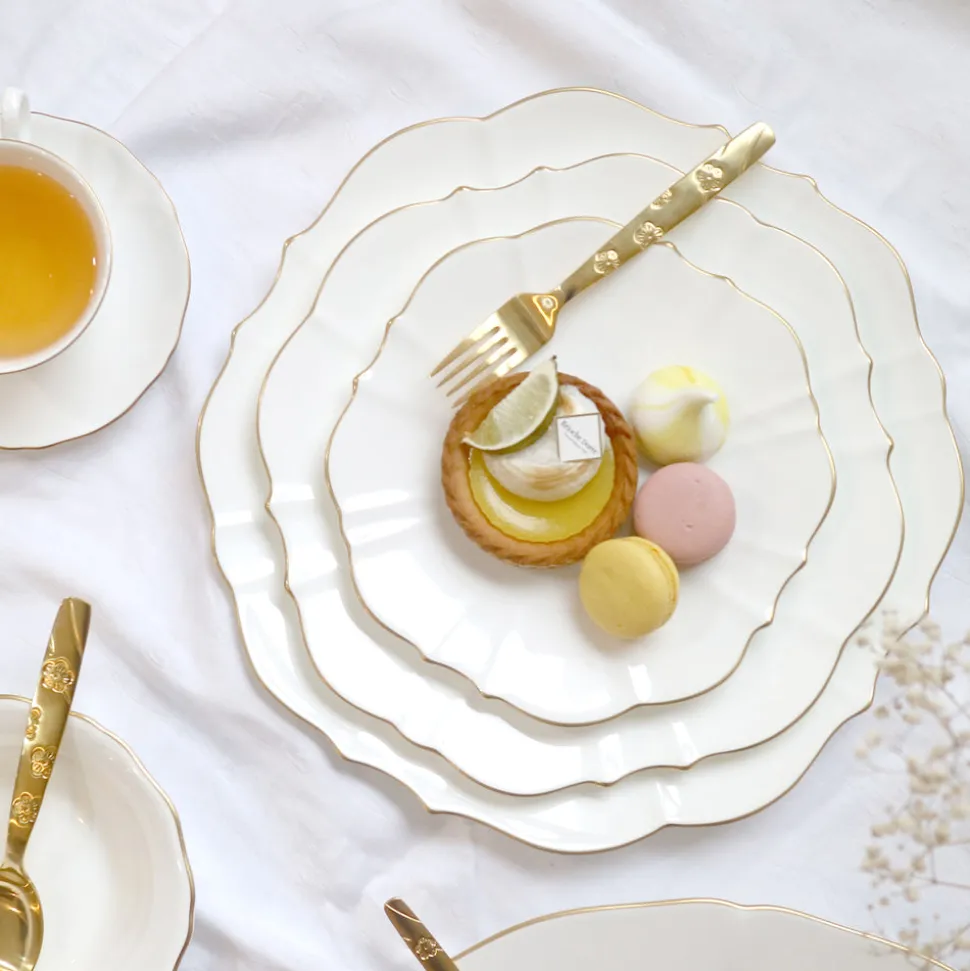 Amelie Brushed Gold 11" Plate
