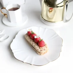 Amelie Brushed Gold Bread and Butter Plate