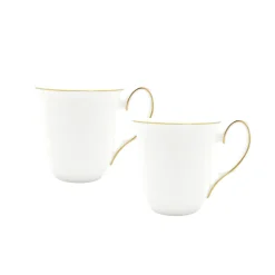Amelie Brushed Gold Set of 2, Mugs