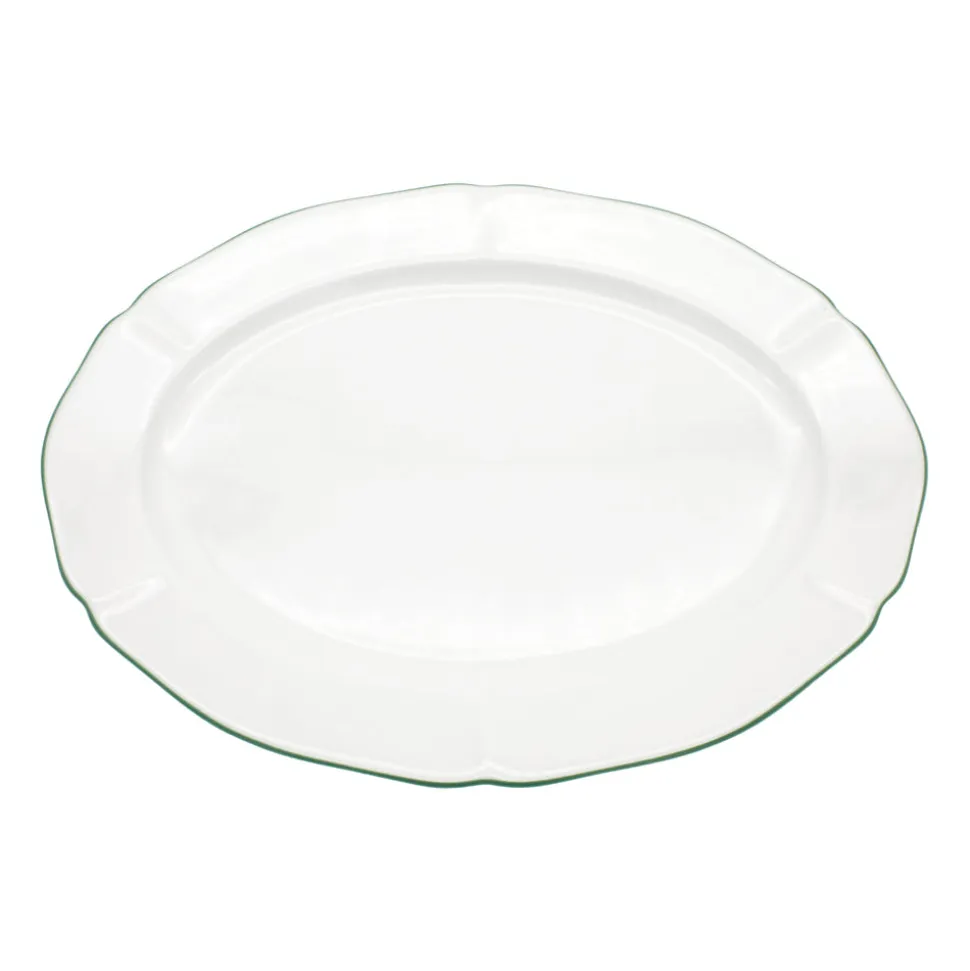 Amelie Forest Green 14" Oval Platter