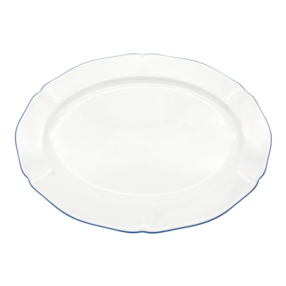 Amelie Royal Blue 14" Oval Platter