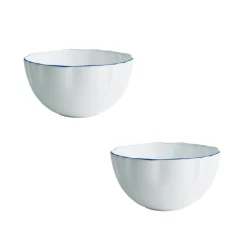 Amelie Royal Blue Set of 2, Fruit, Nut & Rice Bowls