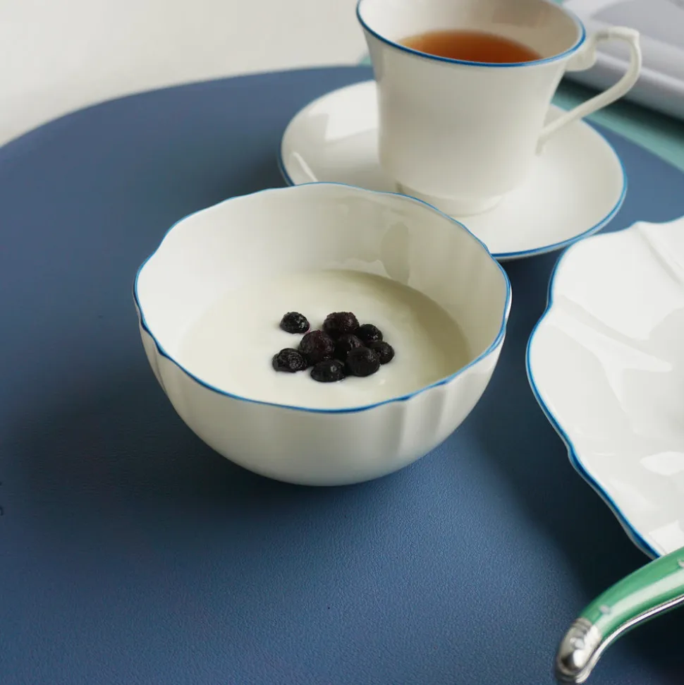 Amelie Royal Blue Set of 2, Fruit, Nut & Rice Bowls
