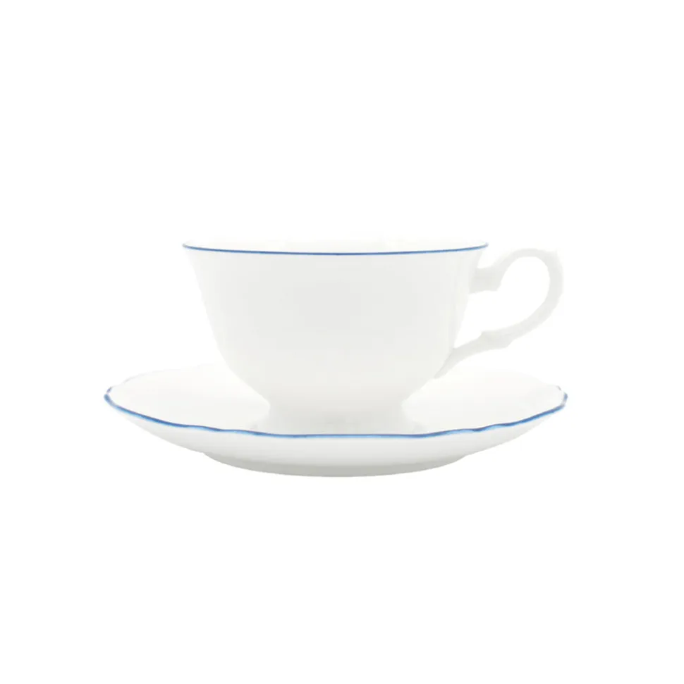 Amelie Royal Blue Tea Cup & Saucer