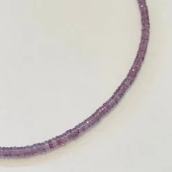 Amethyst Heishi Cut Necklace