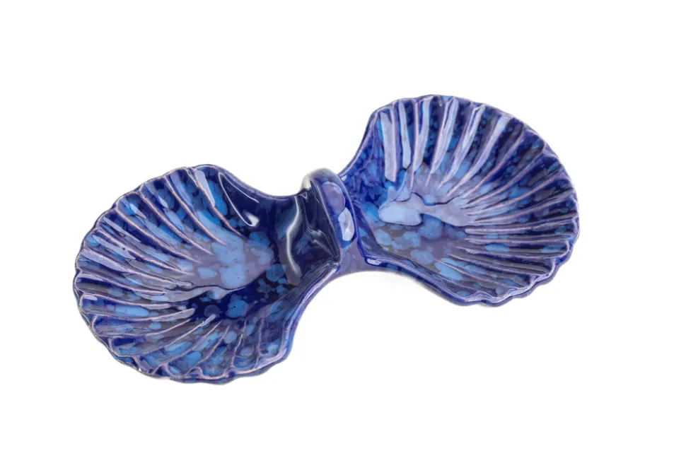 Anais Double Concha Tonal Blue