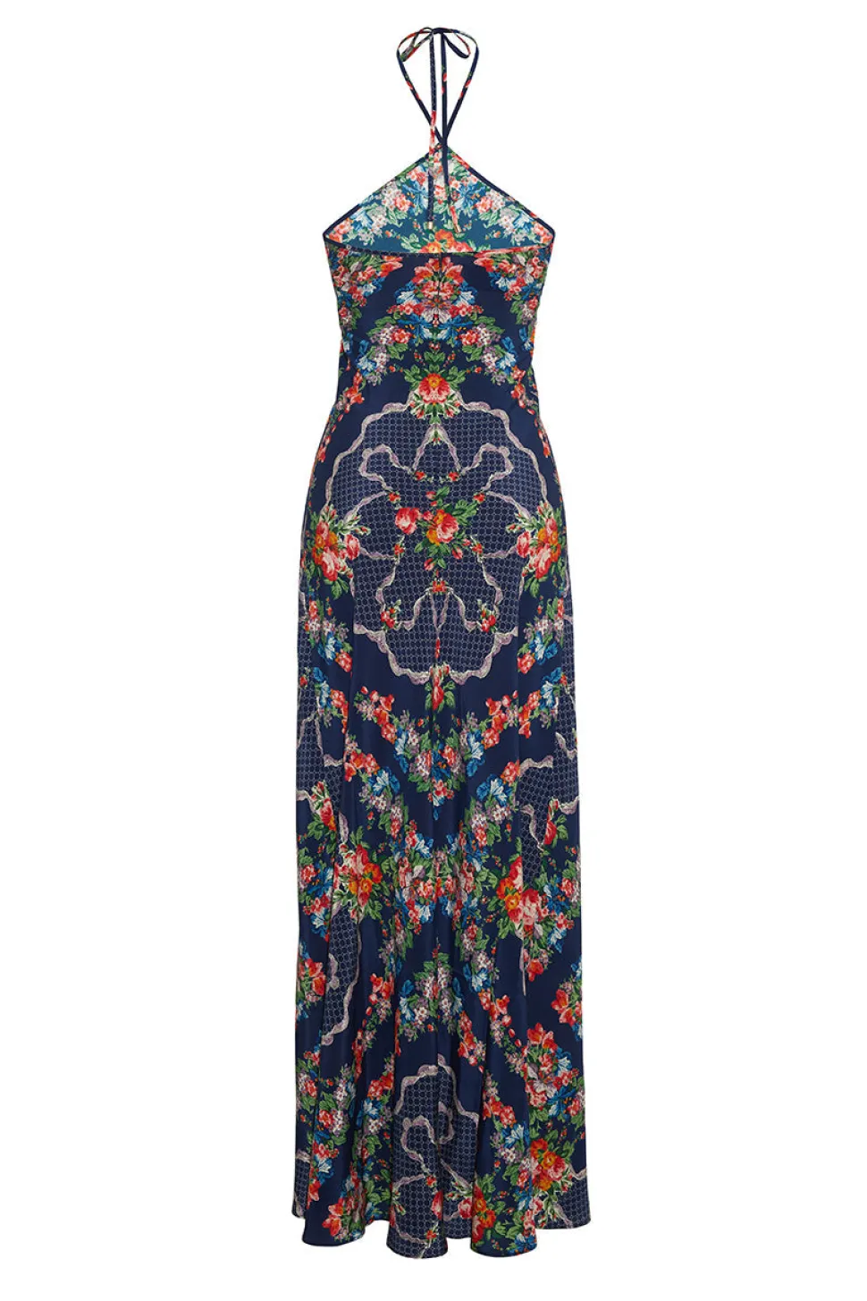 Andes Dress in Gemma Scarf Navy