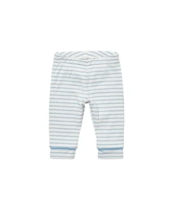 Andy Baby Legging in Dusty Blue Mini Stripe