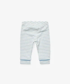 Andy Baby Legging in Dusty Blue Mini Stripe