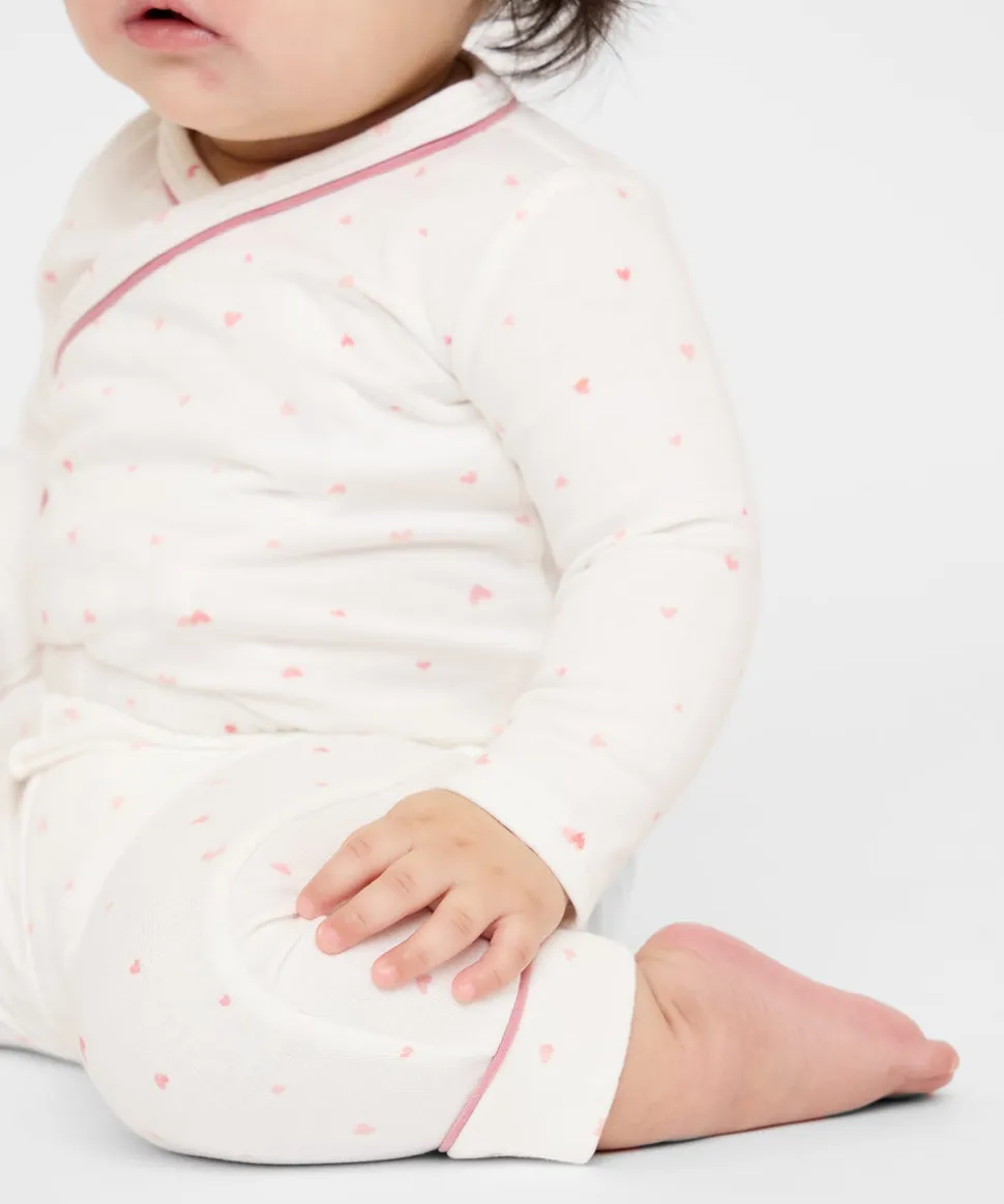 Andy Baby Legging in Rose Hearts