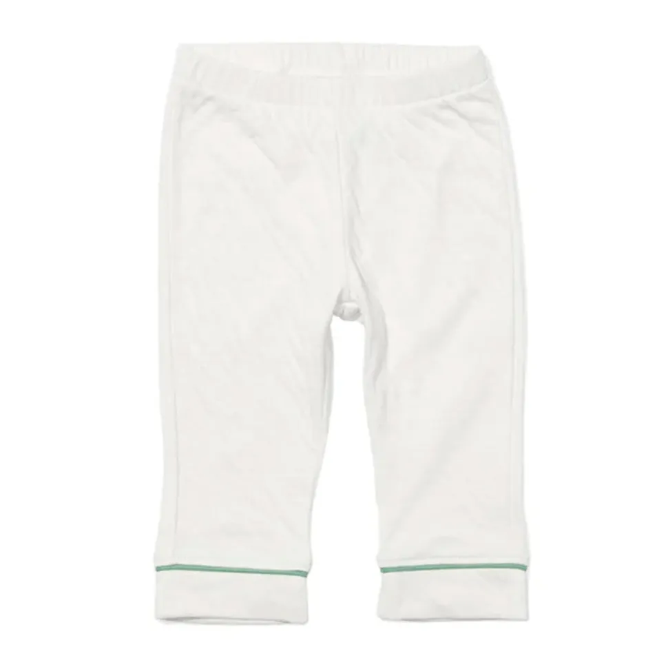 Andy Baby Legging in Seafoam Piping