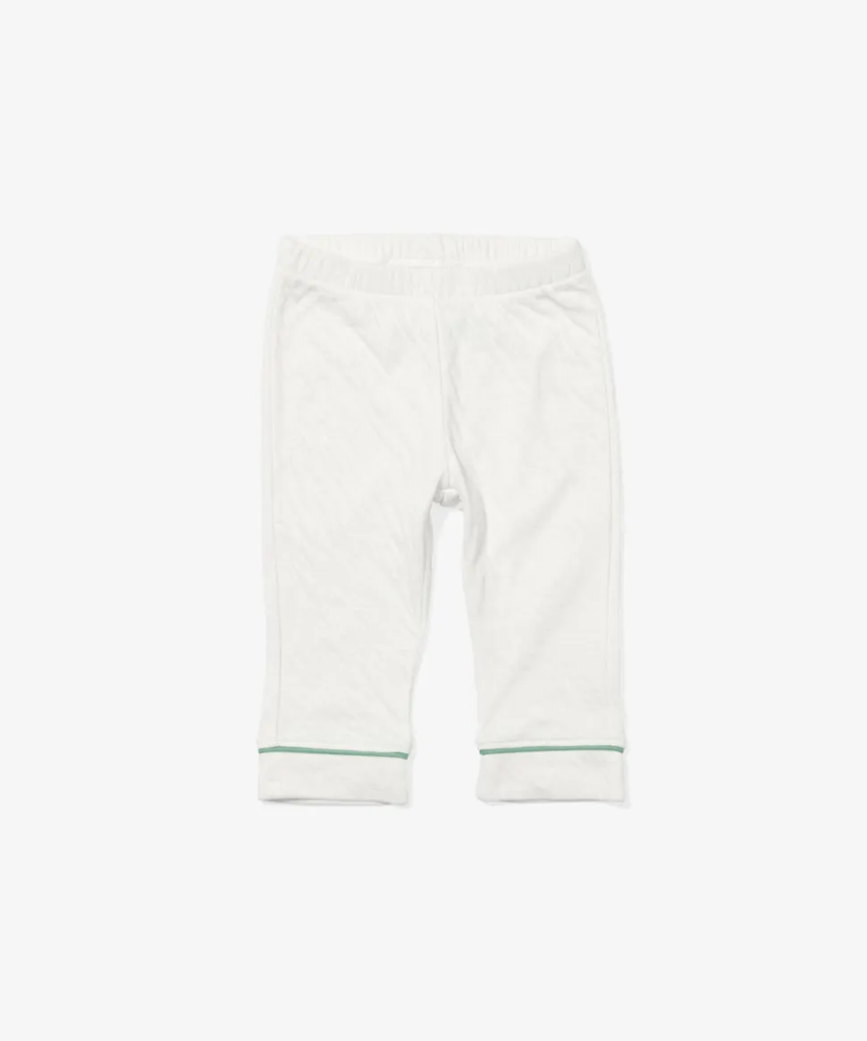 Andy Baby Legging in Seafoam Piping