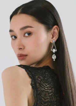 Anette Earrings in Gunmetal