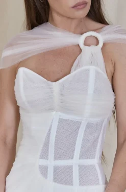 Angel Gown with Exposed Tulle