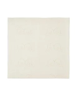 Angel Wing Cashmere Blanket in Ivory