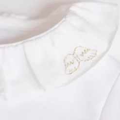 Angel Wing Ruffle Collar Onesie