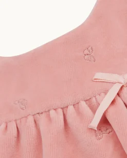 Angel Wing Velour Dress