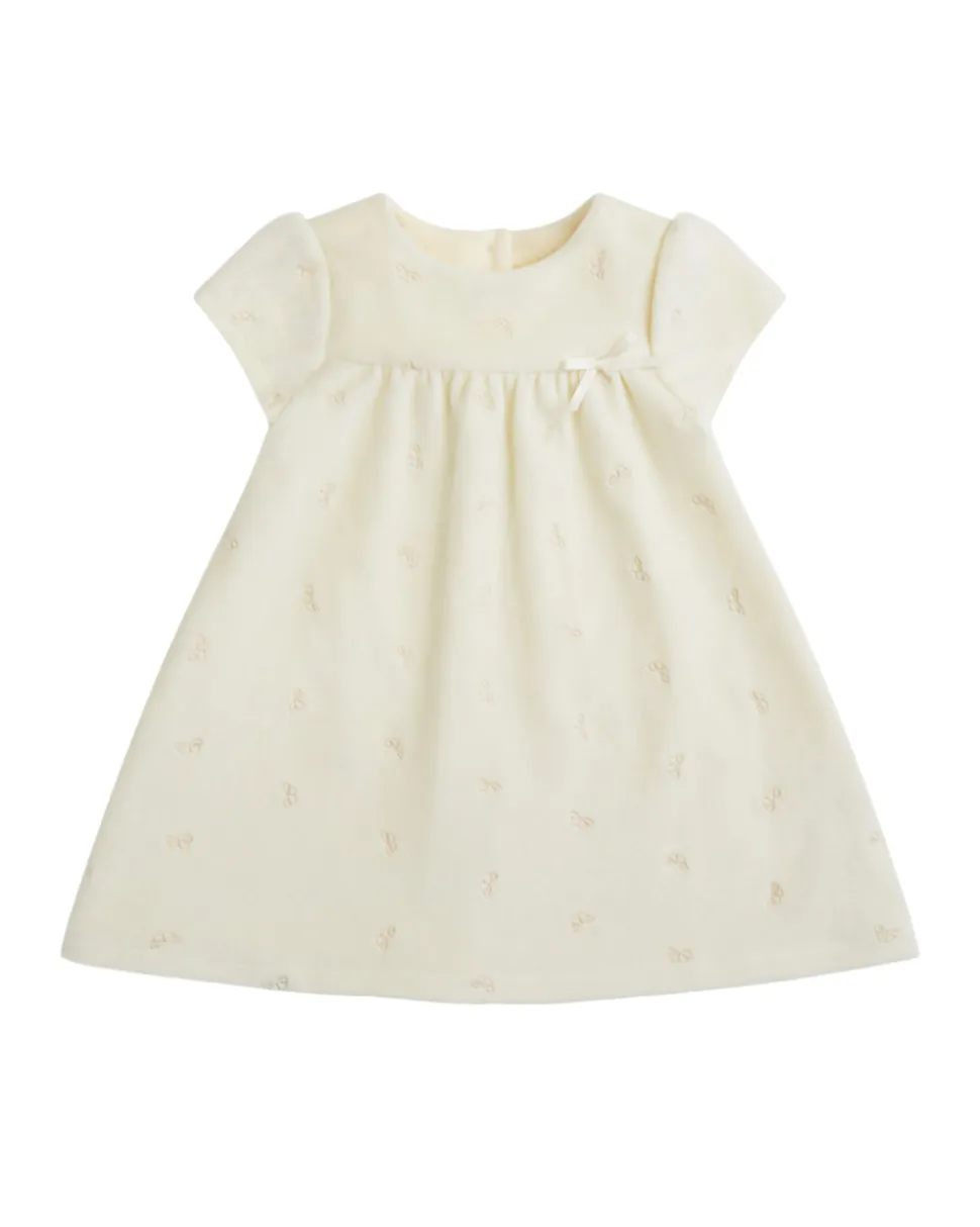 Angel Wing Velour Dress