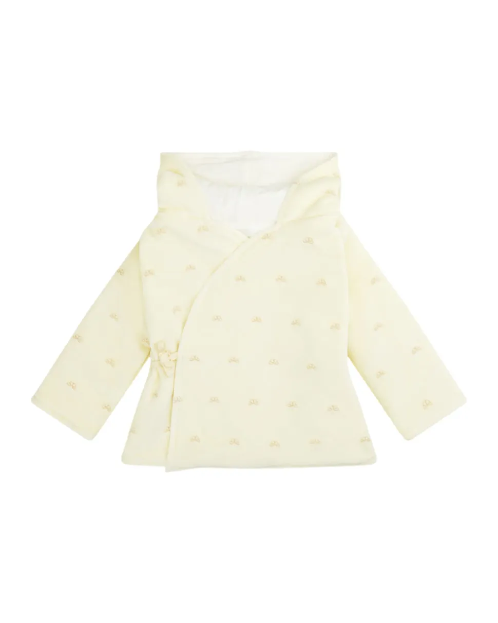 Angel Wing Velour Pram Jacket