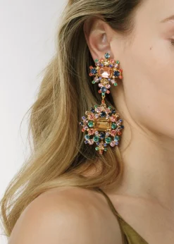 Angelica Earrings in Rose