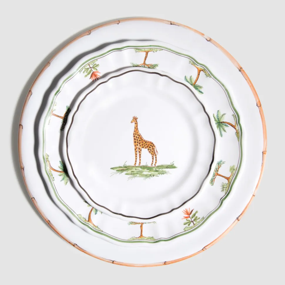 Animaux de la Savane Dessert/Side Plate, Leopard