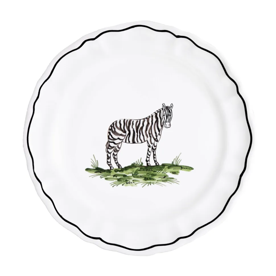 Animaux de la Savane Dessert/Side Plate, Zebra