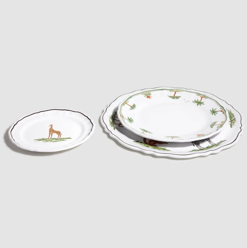 Animaux de la Savane Dessert/Side Plate, Zebra