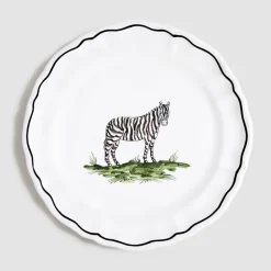 Animaux de la Savane Dessert/Side Plate, Zebra