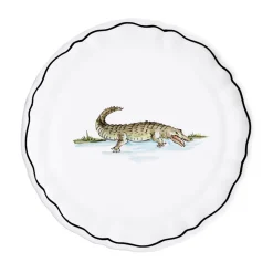 Animaux de la Savane Dessert/Side Plate, Crocodile