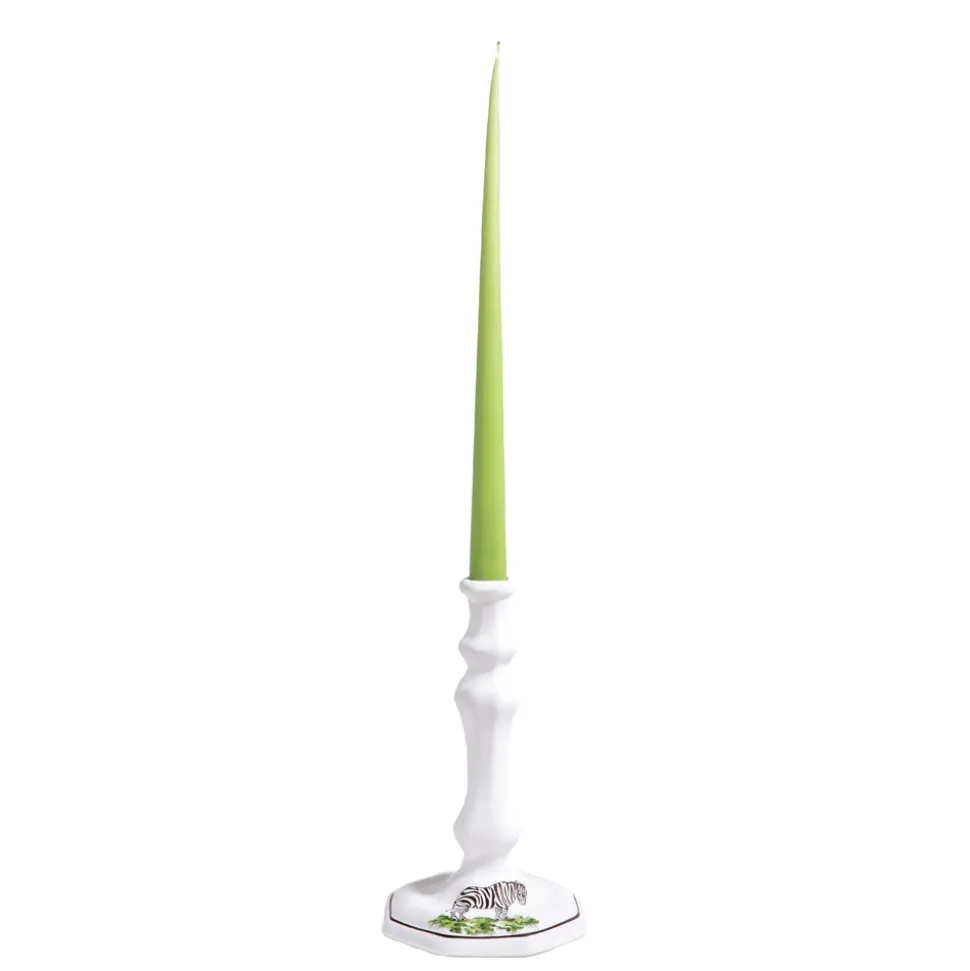 Animaux de la Savane Octagonal Candlestick, Zebra