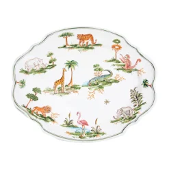 Animaux de la Savane Plat Bondil (Large Platter)