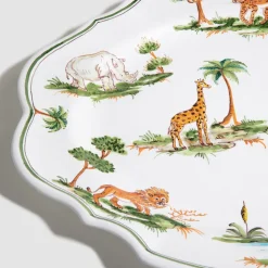 Animaux de la Savane Plat Bondil (Large Platter)