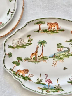 Animaux de la Savane Plat Bondil (Large Platter)