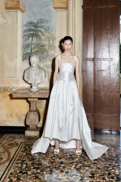 Ankle Length Drop Waist Gown | STYLE 108