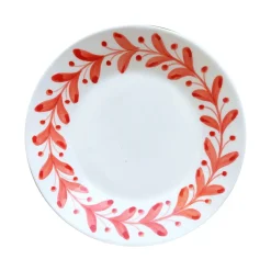Anna Coral Dessert Plate