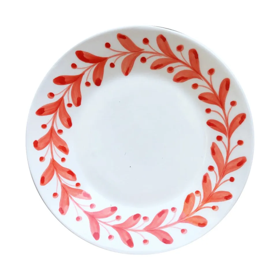 Anna Coral Dessert Plate