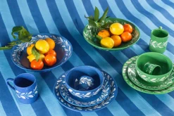 Anna Reverse Blue Serving Bowl