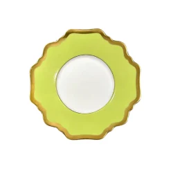Anna's Palette Tea Saucer in Summer Green