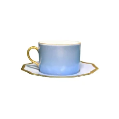 Anna's Palette Tea Saucer in Sky Blue