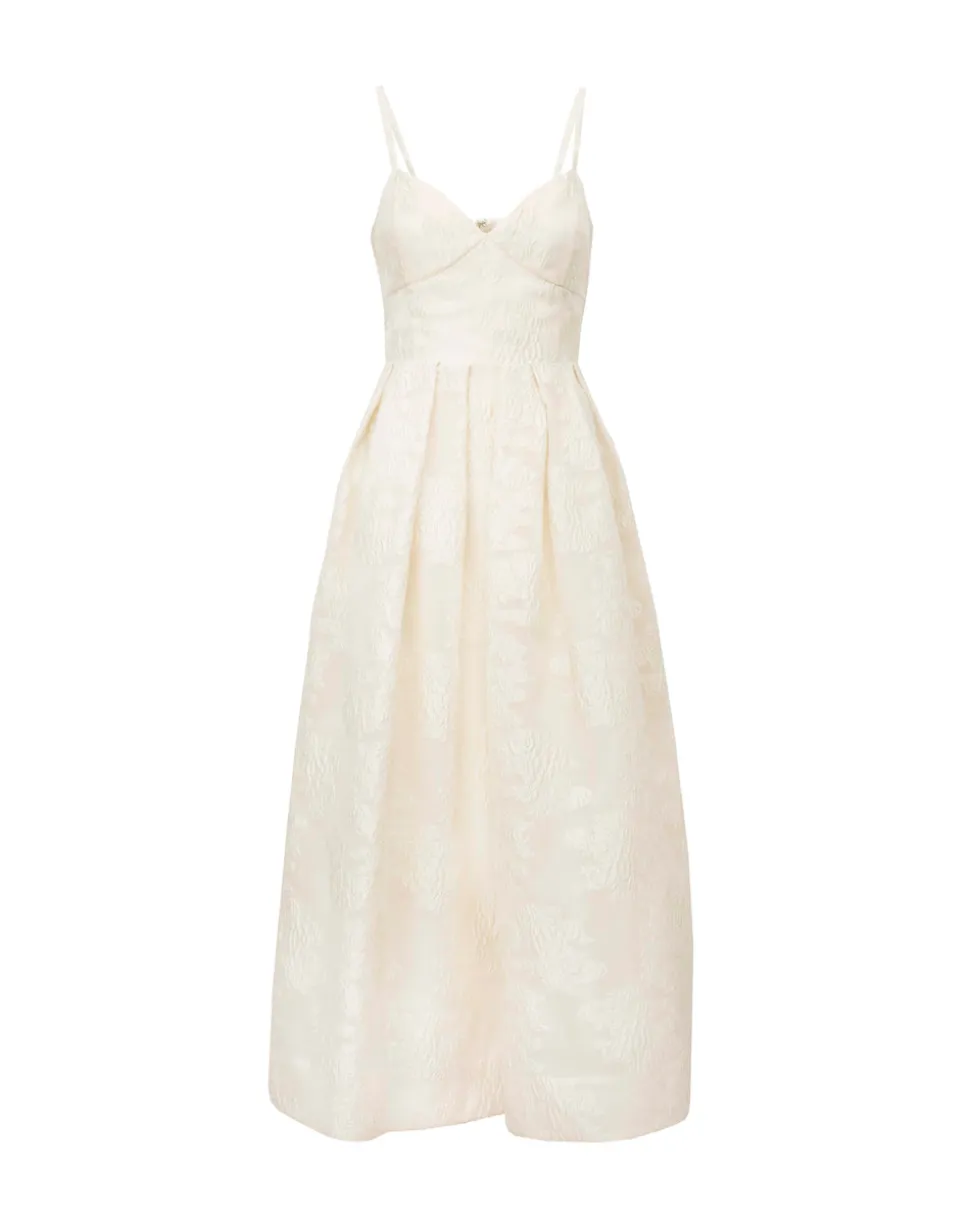 Annette Dress in Ivory