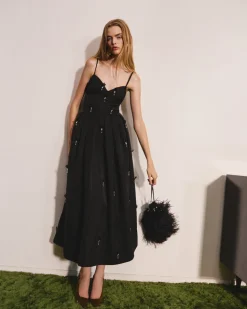 Annette Dress in Noir Multi