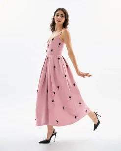 Annette Dress in Rose Quartz Multi