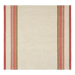 Antibes Napkin in Natural & Sherbert, Set of 4