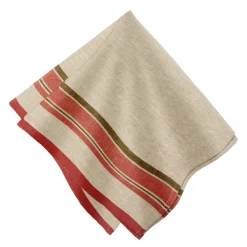 Antibes Napkin in Natural & Sherbert, Set of 4