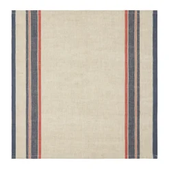 Antibes Napkin in Natural & Red, Set of 4