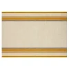 Antibes Tea Towels in Natural & Mustard, Set of 2