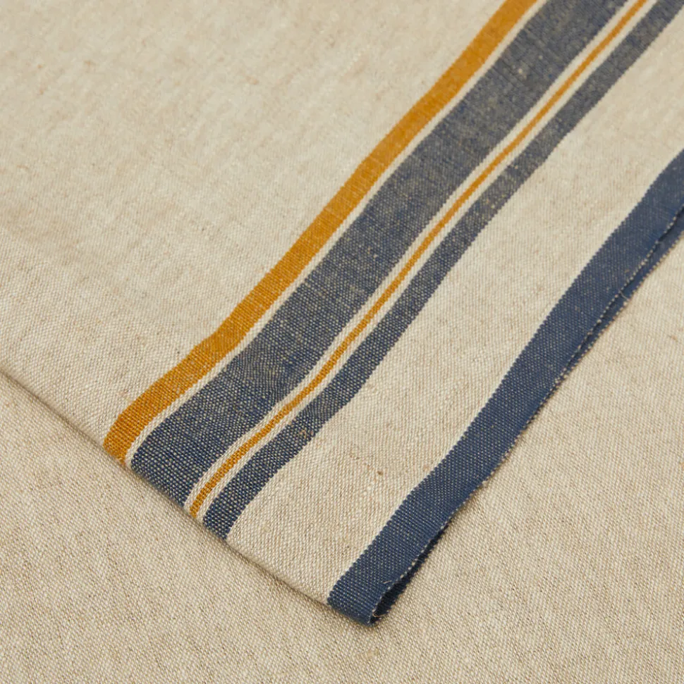 Antibes 20x72 Runner in Natural & Blue