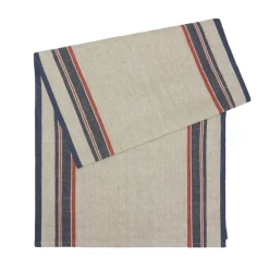 Antibes 20x72 Runner in Natural & Red