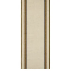 Antibes 20x72 Runner in Natural & Green