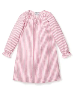 Antique Red Ticking Delphine Nightgown